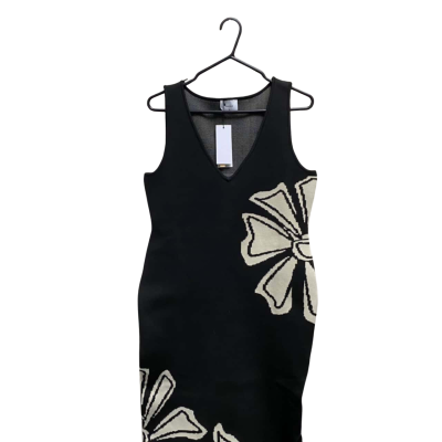 Sheike Womens  Size 14 Cocktail Dress Black  / Off White 