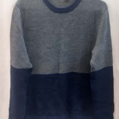 Country Road Mens  Size M Jumper / Pullover Grey / Navy Blue 