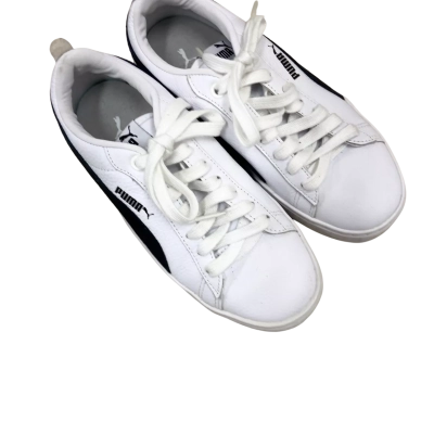 Puma Smash Platform L White & Black Sneaker Style Code: 366487-12