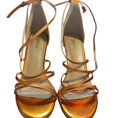 Siren Womens  Size 9 Heels Orange 