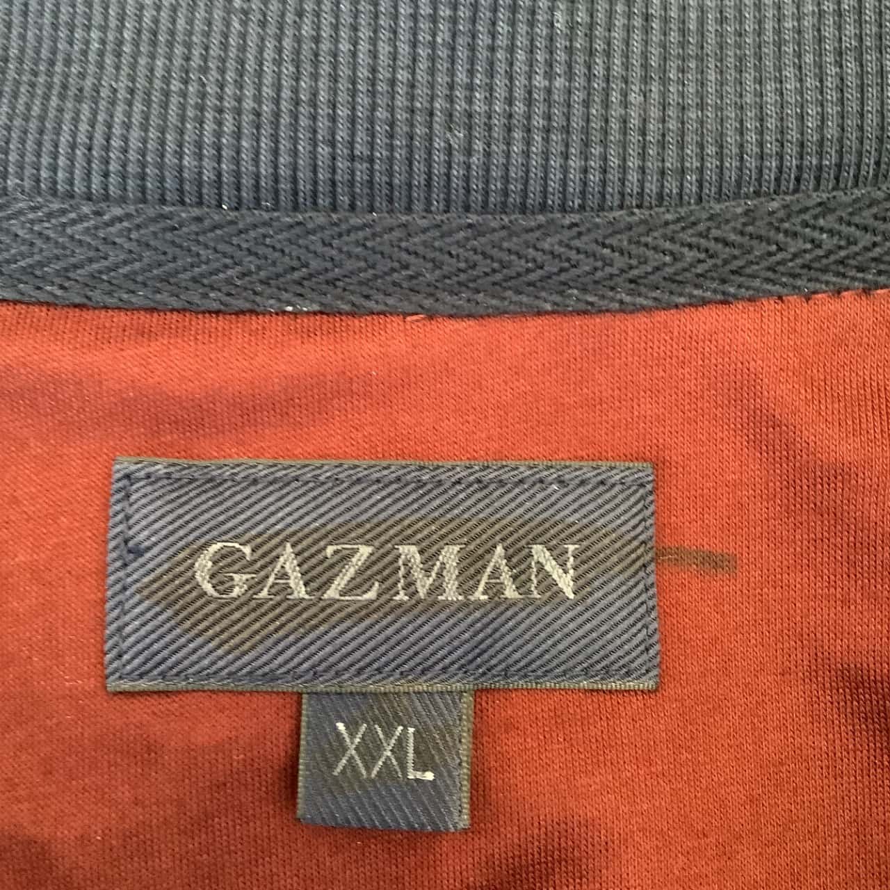 Gazman Mens Size XXL Quarter Zip Jumper Maroon(s)