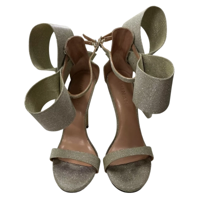 Aminah Womens Size 9 Stiletto Heels Silver