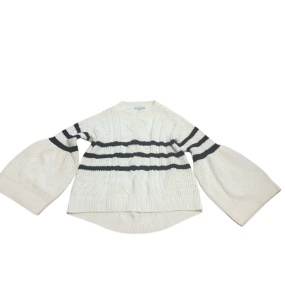Shona Joy Hyatt Bell Sleeve Jumper Size S Black  / White 