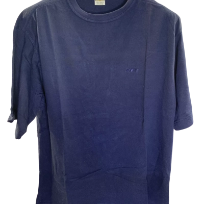 Levi's Mens  Size M Short Sleeve Shirt Navy Blue 