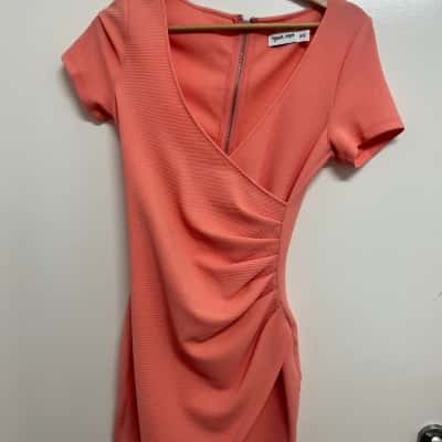 Tiger Mist Women's Size XS Midi Dress - Orange 