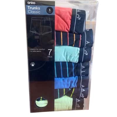  Mens Multicoloured Sz S ANKO Trunks 