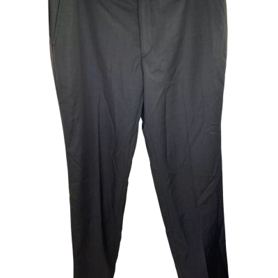 Van Heusen Mens Suit Pants Size 92 Reg Black  