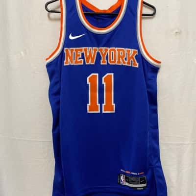 New York Size M Basketball Jersey Blue 