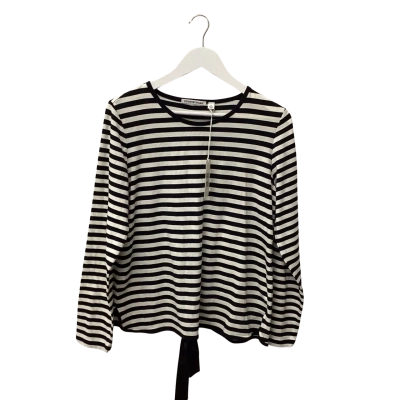 Country Road Womens  Size M Long Sleeve Top Black  / White 