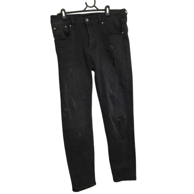  Womens  Size 34 Black  Chrome Hearts Jeans. Cotton