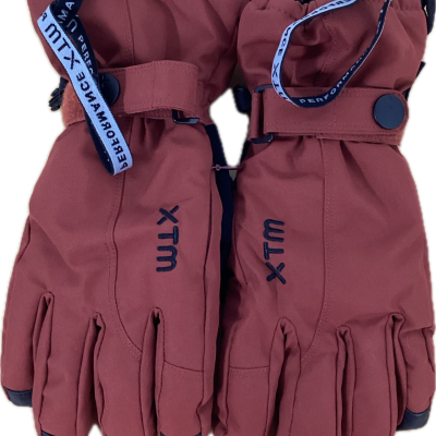  Mens  Size M Gloves Peach / Red 