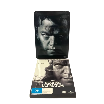 The Bourne Ultimatum DVD Ultimate 2 Disc Edition with Steelbook