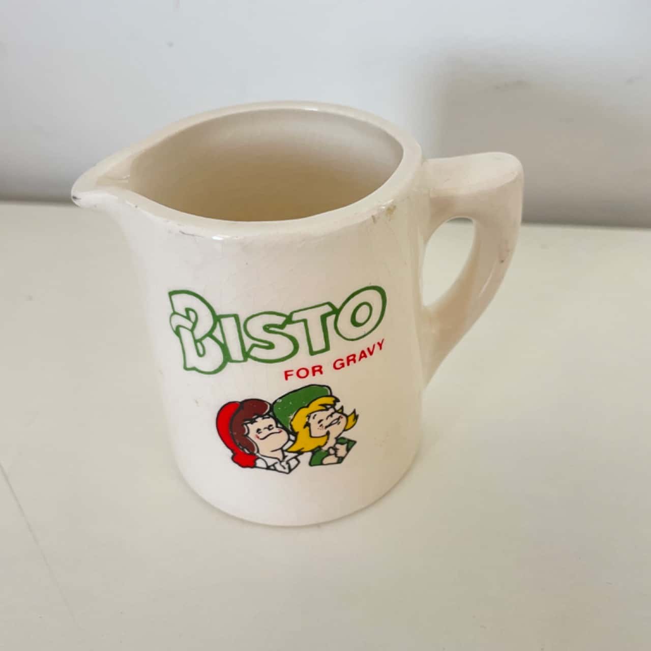 Retro Bisto Gravy Jug And Salt & Pepper Shakers