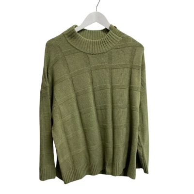 Katies Womens  Size XL Knit Cable Jumper Green 