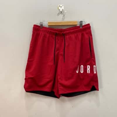 Air Jordan Mens  Size M Basketball Shorts Red 