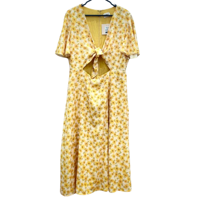 Showpo Womens Size 18 Sunflower Print Maxi Dress