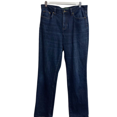 Lauren Jeans Co. Womens  Size 10 Straight Leg Jeans Navy Blue 