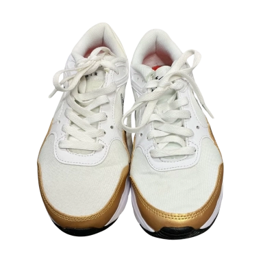 Nike Womens  Size US 7 Trainers Gold / White 
