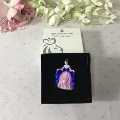 Royal Doulton "Sara" M243 Miniature Ladies Fine China Figurine (boxed)