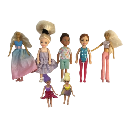 Assorted Barbie Dolls as pictured