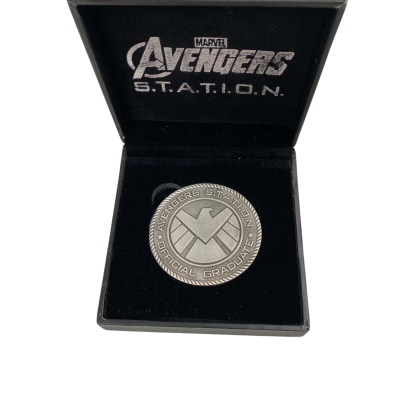 Avengers S.T.A.T.I.O.N official graduate coin silver