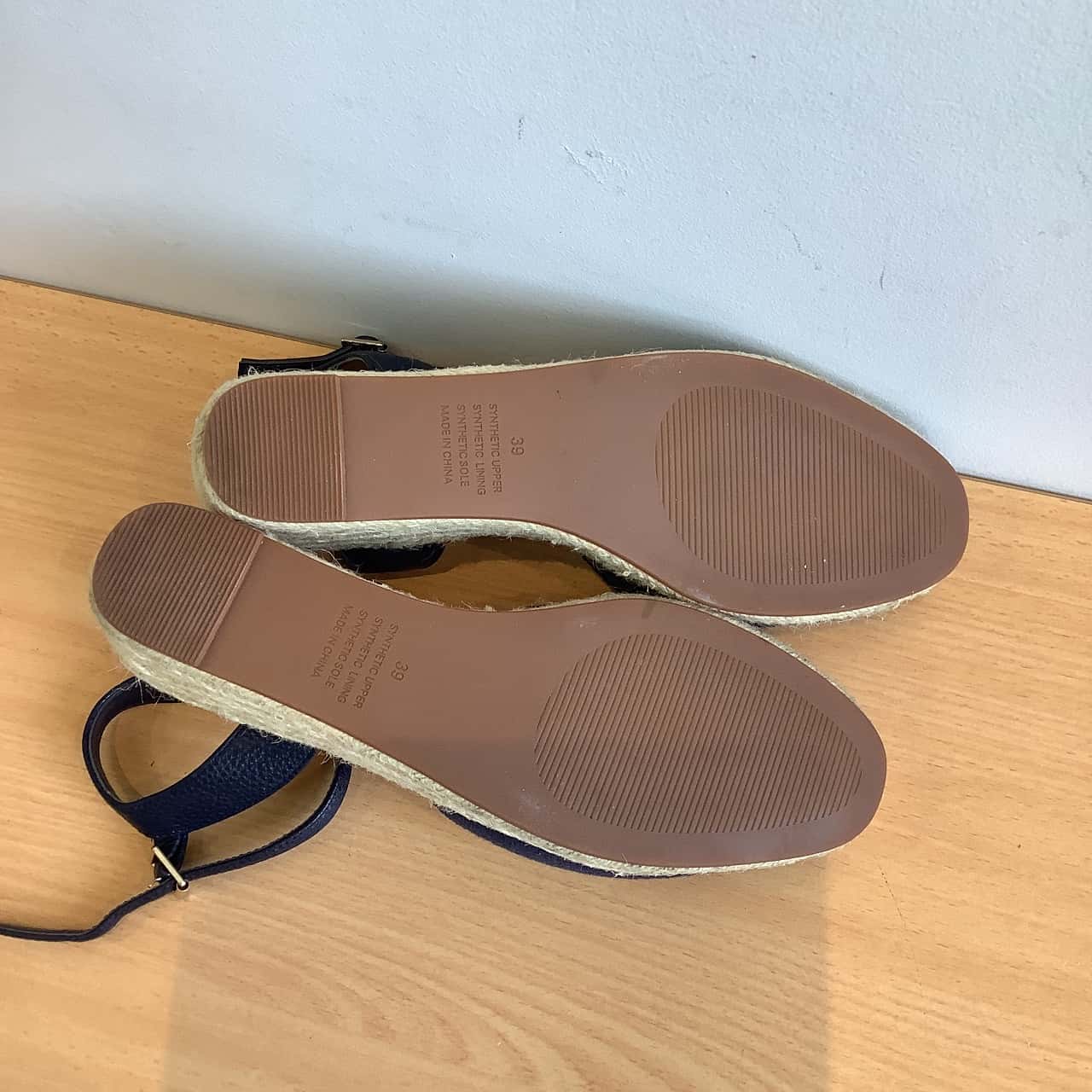 Easy Steps Women's Size 39 Wedges Navy Blue (s)