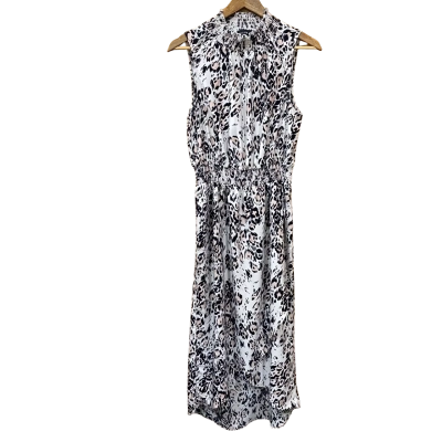 Decjuba Black/White Spot Pattern Dress Size 12 