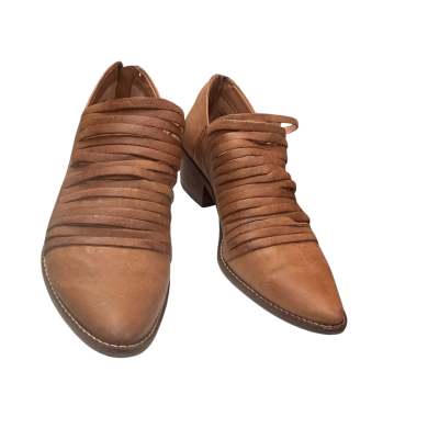  Women's Wittner Tan Brushed Premium Goat Leather shoes