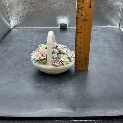 Royal Albert Miniature Basket of Flowers