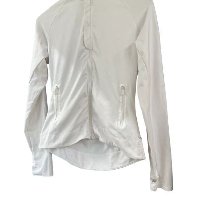 Calvin Klein Womens  Size 10 Track Jacket White 