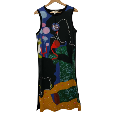 Jamilla Okubo X Gorman Dial Up Jersey Print Dress Size 10