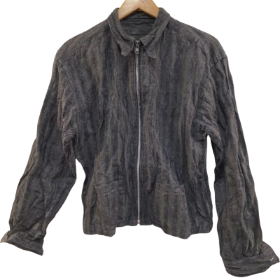 Nigel Curtis Mens  Size M Front Zipper Black  