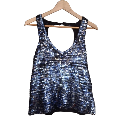 Sass & Bide Womens  Size XS Singlet Top - Navy Blue 