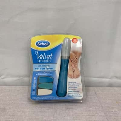 Lot of 6 scholl Velvet Smooth Electronic Nail Care System- New