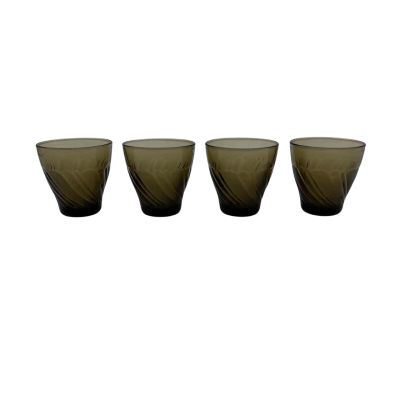 1970 Vereco France Swirl Glasses