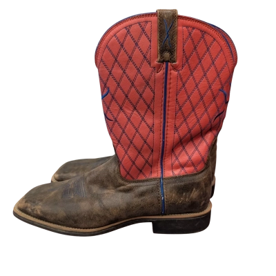  Women's  Size 11 Boots Blue / Brown / Pink  Twisted X 