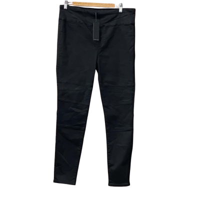 Decjuba Womens Size 16 Black ‘Riley Biker Jean’