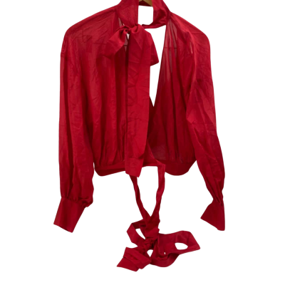 Country Road Women's Top Size 14 Red BNWT RRP $199.00