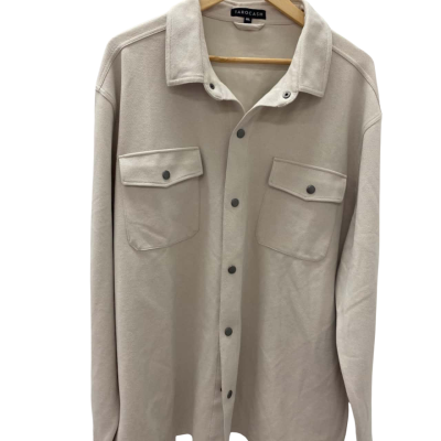 Tarocash Mens  Size XXXL Long Sleeve Shirt Beige 