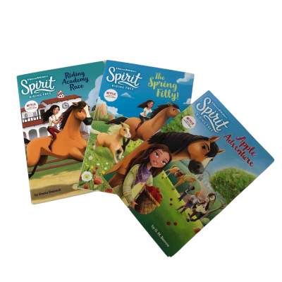 Spirit - Set of 3 Books: 'Apple Adventure', The Spring Filly','Riding Academy Race' - G.M. Berrow
