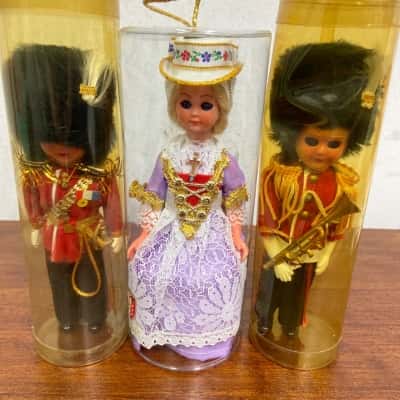 Vintage Beefeater Dolls X2 and a Victorian Doll