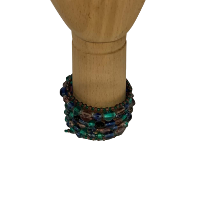  Women’s multicoloured Glass Bead Wrap Bracelet 