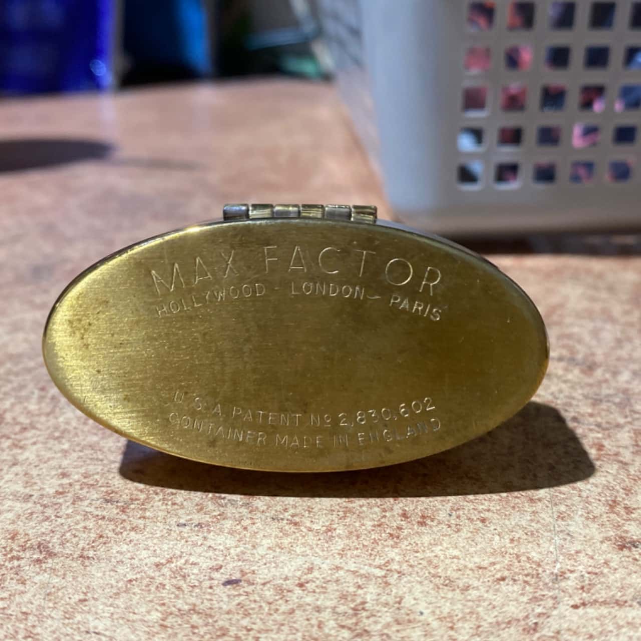 Vintage 1950’s Max Factor Lipstick Case With Mirror(s)