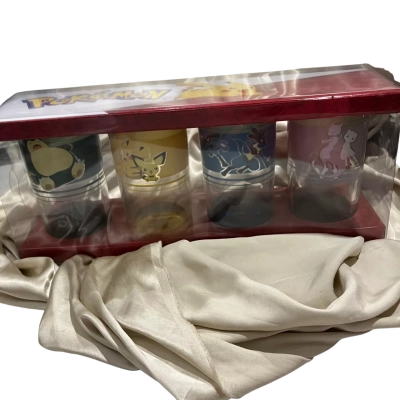 Pokémon 4 Glass Set 473ml Unopened 