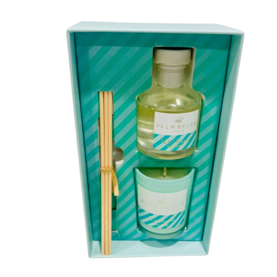 Palm Beach  Fir & Cedarwood Mini Candle & Diffuser Set