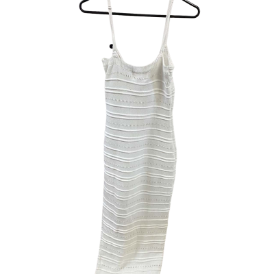 Indikah Womens white stefano dress Size 12 