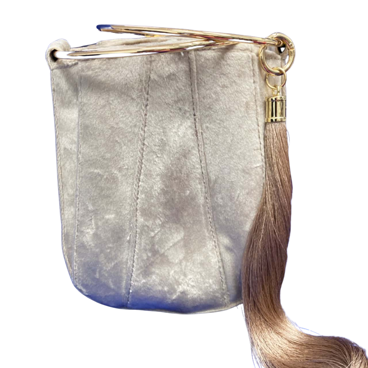 Farrah Suede Bucket Bag