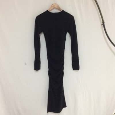 Reiss Womens  Size XS Long Sleeve Dress / Midi Dress Black  