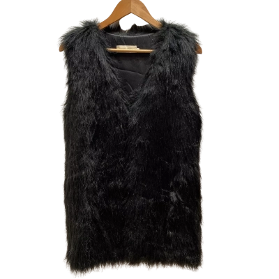 Honey peach Womens  Size S Black Vest