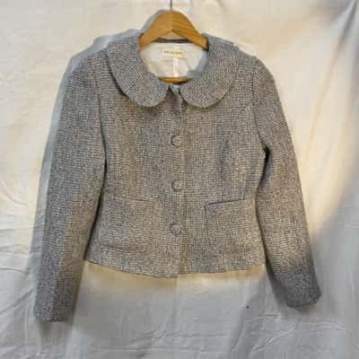 Joie Des Roses Womens  Size S Winter Coat Grey / Silver 